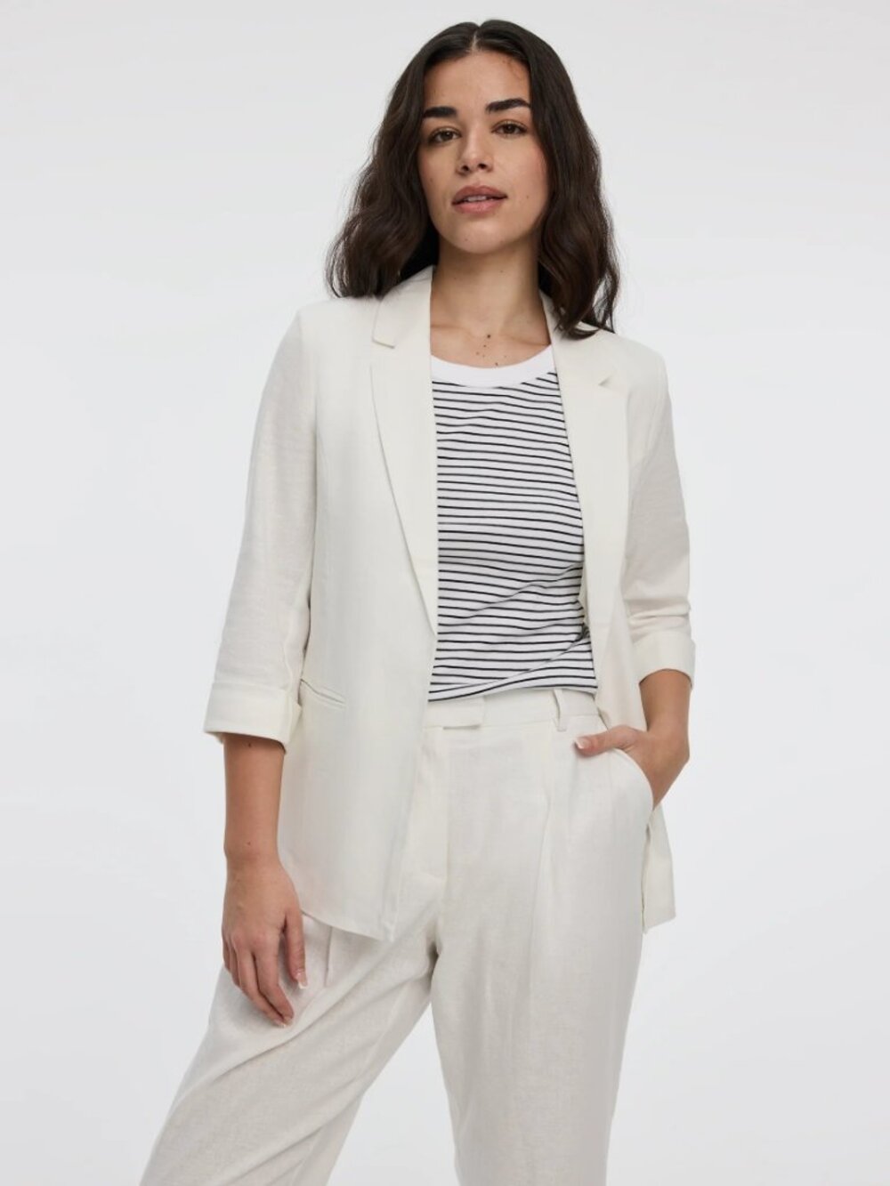 Reitmans Linen Blazer Size 18 Quiet Luxury Coastal Grandmother Office Chic NWOT